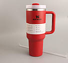 Термос термочашка Stanley Quencher H2.0 Tumbler з нержавіючої сталі 1,18 л Crimson KT6007822, фото 4