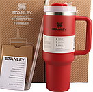 Термос термочашка Stanley Quencher H2.0 Tumbler з нержавіючої сталі 1,18 л Crimson KT6007822, фото 6
