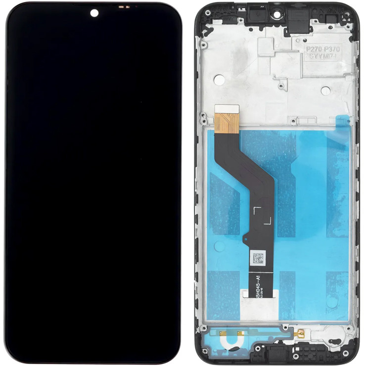Дисплей Motorola XT2081 Moto E7 Plus/XT2083 Moto G9 Play в зборі із сенсором і рамкою black
