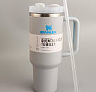 Термос термочашка Stanley Quencher H2.0 Tumbler з нержавіючої сталі 1,18 л Cloud KT6007824, фото 6