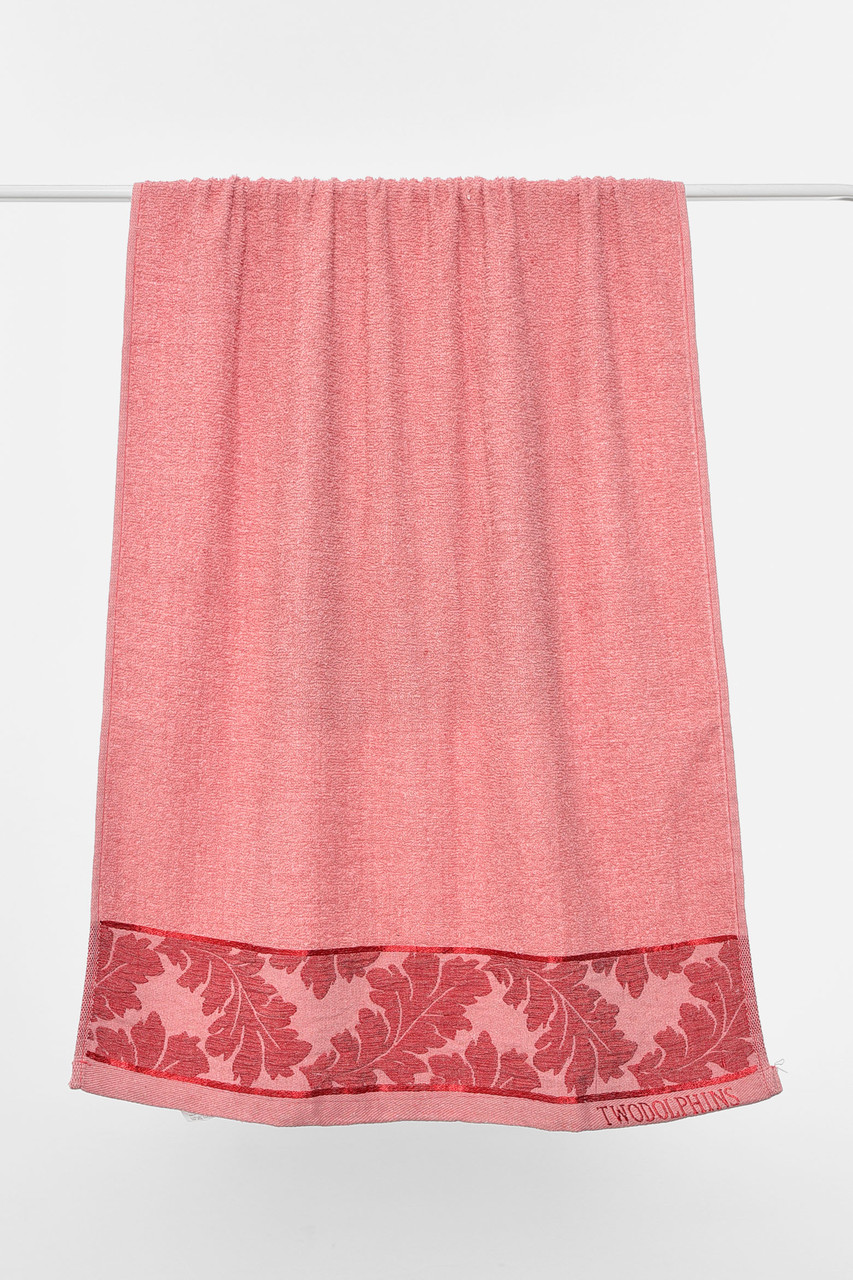 Рушник банний махровий рожевого кольору 195744P, фото 1