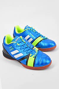 Бутси підліткові для хлопчика синього кольору 195829P