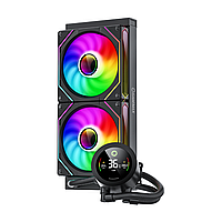 PR1 Процесорний Кулер 58.8 CFM, 1.89mmH20, Max: 36.9d B(A）, 800-1800RPM ,water pump: RPM 2400, NOICE 26. IceBurg 240 Digital BK