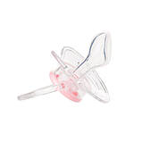 Анатомічна пустушка силіконова для діток 6-18 місяців - рожева, фото 2