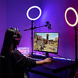 Кільцева лампа RGB настільна 82 см 150 см Ulanzi Vijim K16, фото 4