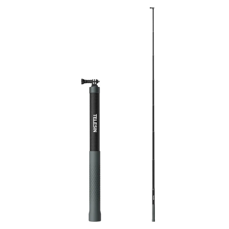 Монопод карбоновий для екшн-камери 44-300 см Telesin GP-MNP-300-3