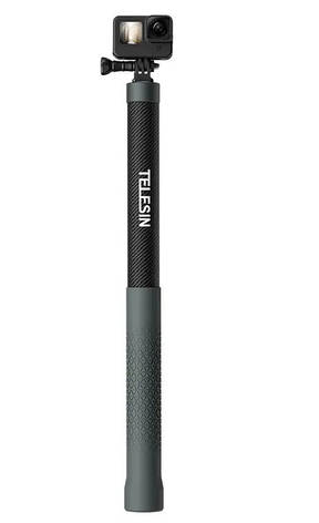 Монопод карбоновий для екшн-камери 44-300 см Telesin GP-MNP-300-3, фото 2