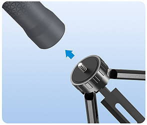 Монопод карбоновий для екшн-камери 44-300 см Telesin GP-MNP-300-3, фото 3