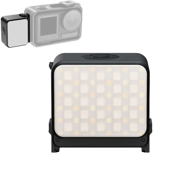 Накамерне світло для DJI Action 5/4/3 CRI 95+ 5600 К IPX5 Ulanzi LM18, фото 1