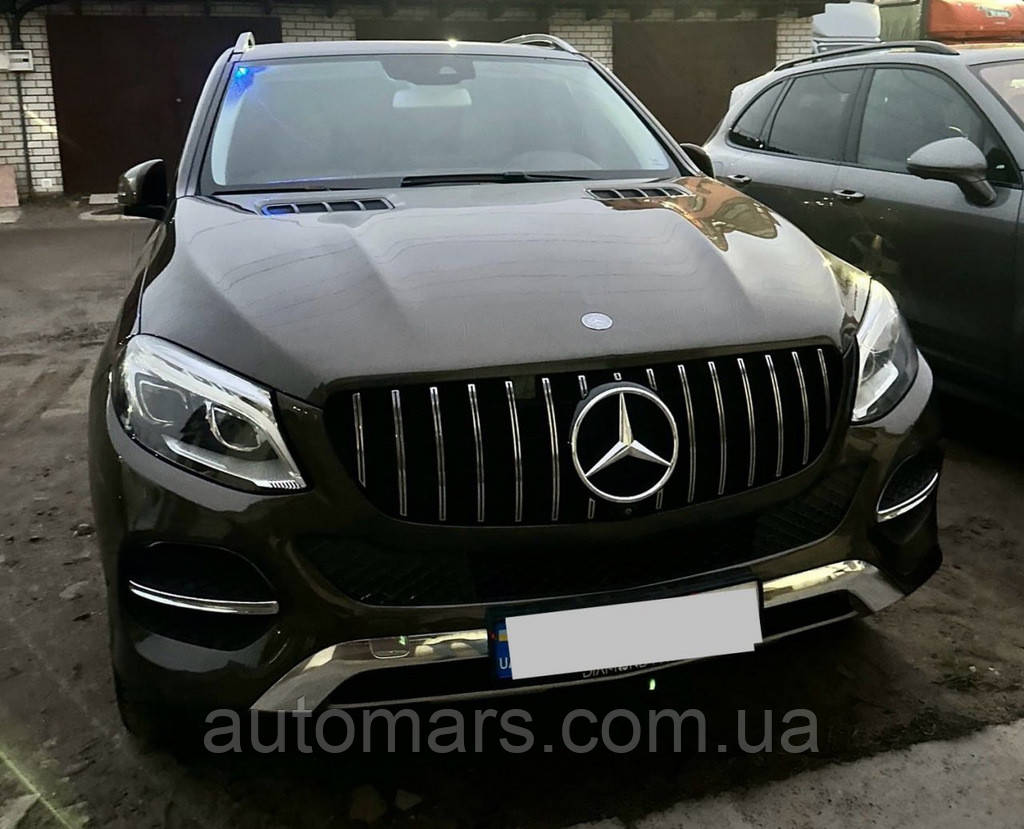 Тюнінг решітка GT Panamericana (для GLE) для Mercedes GLE/ML сlass W166 2011-2018 рр, фото 1