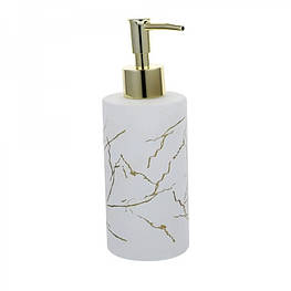 Диспенсер дозатор скляний для рідкого мила White Wave 350мл - оригінал