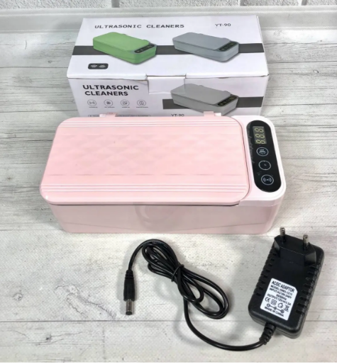 Ультразвукова ванночка для чищення 400 мл – очищувач 18 Вт, сенсорне керування, фото 1