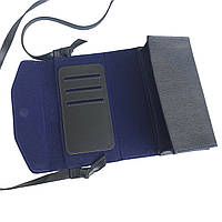 Жіноча шкіряна сумка-футляр для окулярів, телефону та карток. Міні-сумка Acropolis СО-1 (темно-синя)