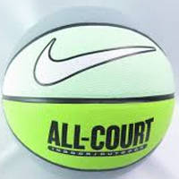 М'яч баскетбольний Nike EVERYDAY ALL COURT 8P DEFLATED VAPOR GREEN/LIGHT PUMICE/VOLT/BLACK/BK size 7 original