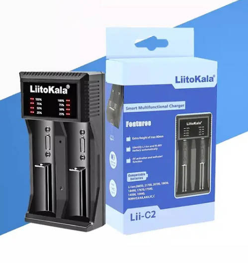 Зарядний пристрій для акумуляторів LiitoKala Lii-C2