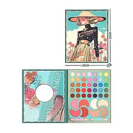 Набір косметики для дівчаток (35 кольорів тіней, хайлайтери, рум'яна) LK 5172