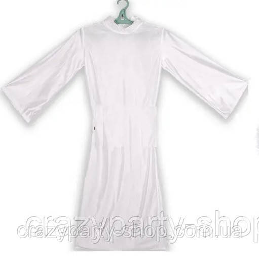 Карнавальна туніка біла на ріст 120-130 см, фото 1