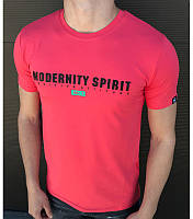 Мужская футболка с принтом MODERNITY SPIRIT - HECTOR - Светло-красный