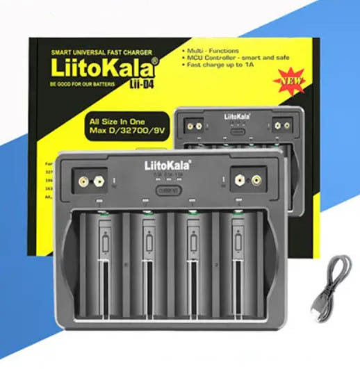 Зарядний пристрій для акумуляторів LiitoKala Lii-D4
