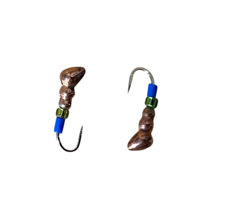 Мормишка вольфрам мураха з отвором кр.№ 20 0,2g Бронза (5шт\уп)