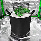 5 л Grow Bag із затяжкою — Тканинний горщик для рослин 20 см, фото 6