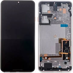 Дисплей (екран) Google Pixel 3 з тачскріном (оригінал Китай з рожевою рамкою)