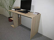 Cтіл комп'ютерний з 2 полицями М-ЗОН Джеко 1200/12 Сонома (MZN-031020), фото 8