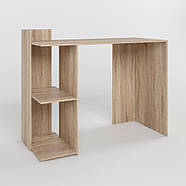 Cтіл комп'ютерний з 2 полицями М-ЗОН Джеко 1200/12 Сонома (MZN-031020), фото 2