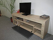 Тумба під телевізор із 4 полицями М-ЗОН Джеко 140 Сонома/Німфея Альба (MZN-031035), фото 5