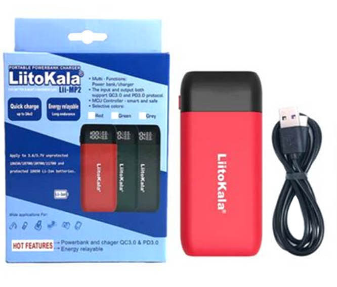 Зарядний пристрій для акумуляторів LiitoKala Lii-MP2 Powerbank