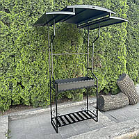 Мангал Mzavod Зевс на 12 шампурів 4мм з дахом