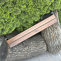 Передня полиця Mzavod для мангалу Зевс на 12 шампурів металева Темне дерево