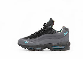 Nike Air max 95 Corteiz SP Чоловічі шкіряні кросівки сірі