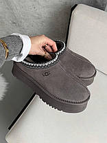 Зимові Жіночі Черевики UGG Tasman Platform Grey / УГГ Тасман Платформ Сірі, фото 6