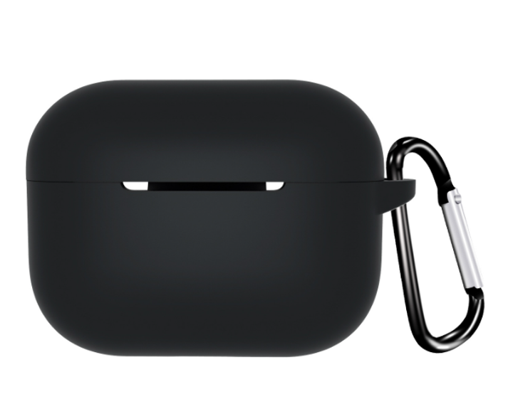 Захисний чохол на AirPods 4, силіконовий чорний, фото 1