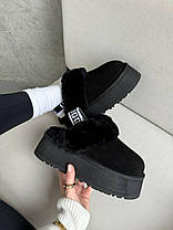 Зимові Жіночі Черевики UGG Funkette Black / УГГ Фанкетт Чорні, фото 3