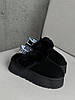 Зимові Жіночі Черевики UGG Funkette Black / УГГ Фанкетт Чорні, фото 10