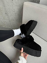 Зимові Жіночі Черевики UGG Funkette Black / УГГ Фанкетт Чорні, фото 5