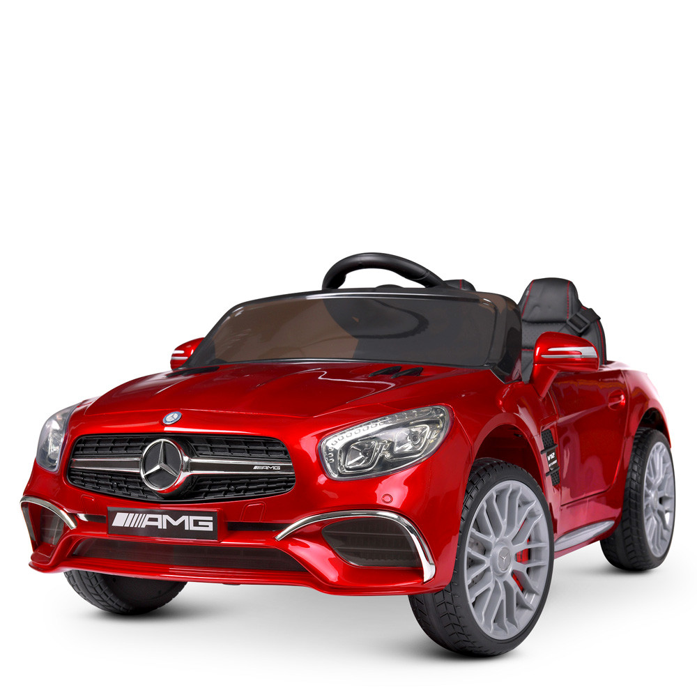 Машина M 4871EBLRS-3 (1шт) р/к2,4G, 1акум12V9AH, 2мотор45W, MP3, USB, муз, світло, шкір.сид., фарб.червоний, фото 1