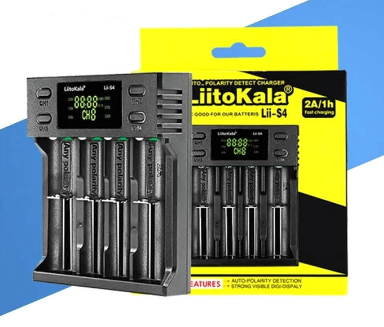 Зарядний пристрій для акумуляторів LiitoKala Lii-S4, фото 1
