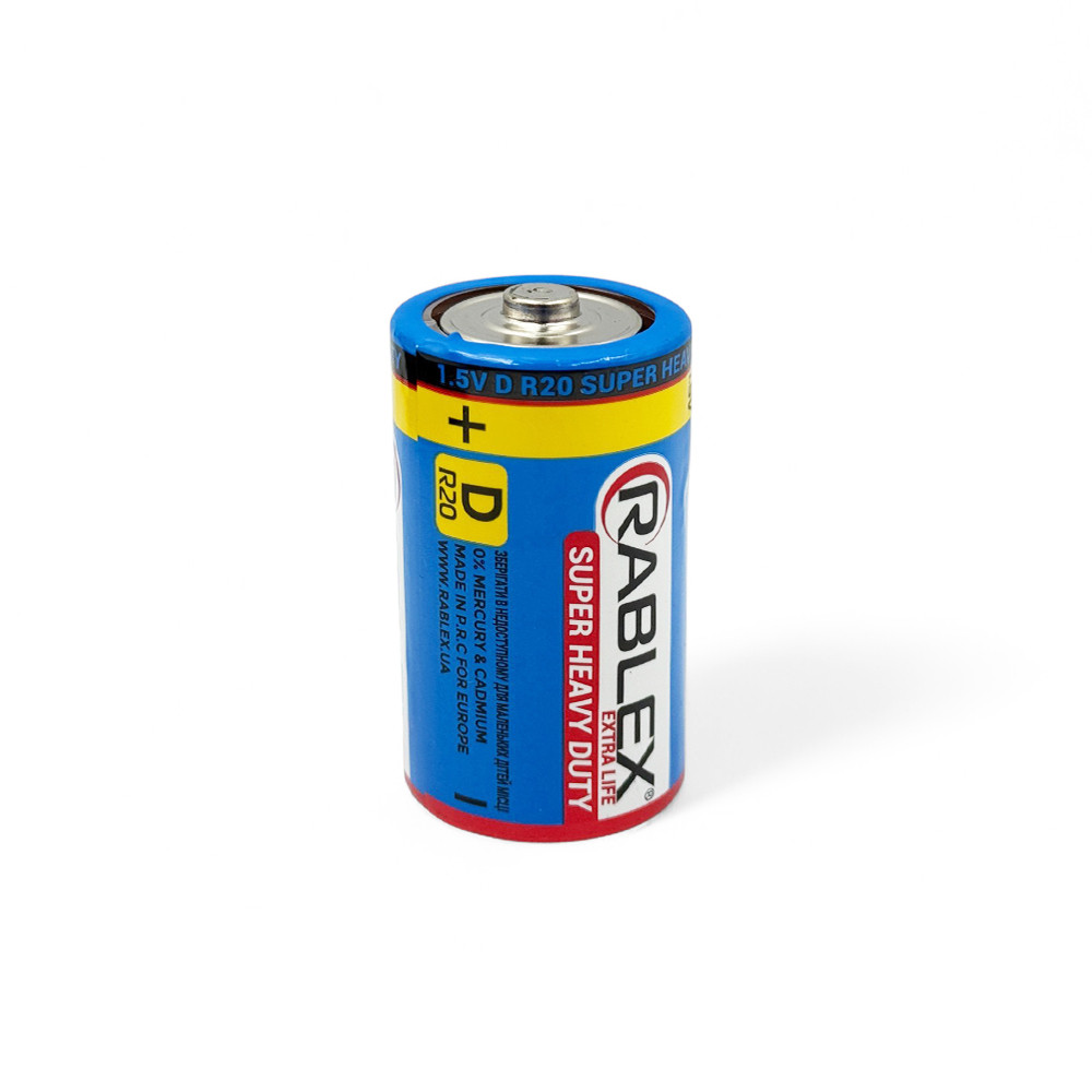 Батарейка D (R20) Rablex Extra Life Super Heavy Duty (1.5v) 1шт