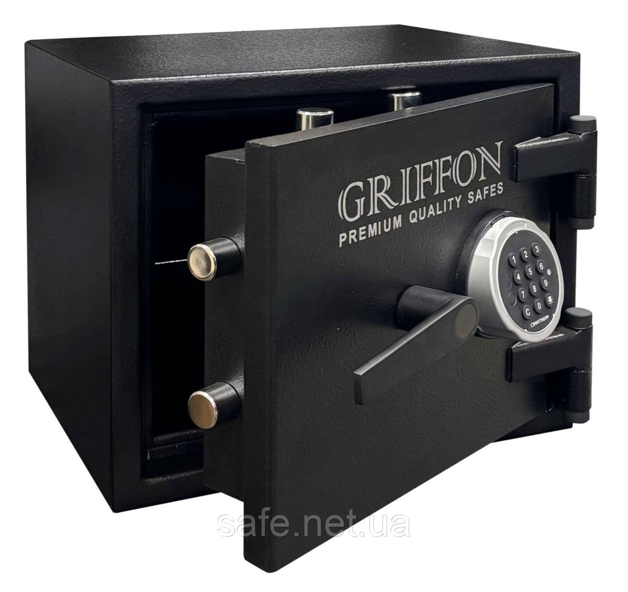 Сейф вогневзломостійкий GRIFFON CL III.32.E BLACK ВxШxГ:320x365x300), 3 клас + LFS 30P, сейф від злому і вогню