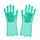 Силіконові багатофункціональні рукавички Magic Silicone Gloves Pink для прибирання, чищення та миття посуду, фото 6