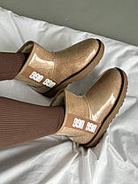 Зимові Жіночі Черевики UGG Classic Clear Mini Light Brown / УГГ Класик Клір Міні Світло Коричневі, фото 6