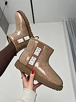 Зимові Жіночі Черевики UGG Classic Clear Mini Light Brown / УГГ Класик Клір Міні Світло Коричневі, фото 3