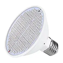 Фітолампа 200LED з цоколем E27 для підсвічування рослин 8,6Вт, фото 3