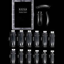 Верхні Форми для нарощування нігтів широкі овал 120 шт.