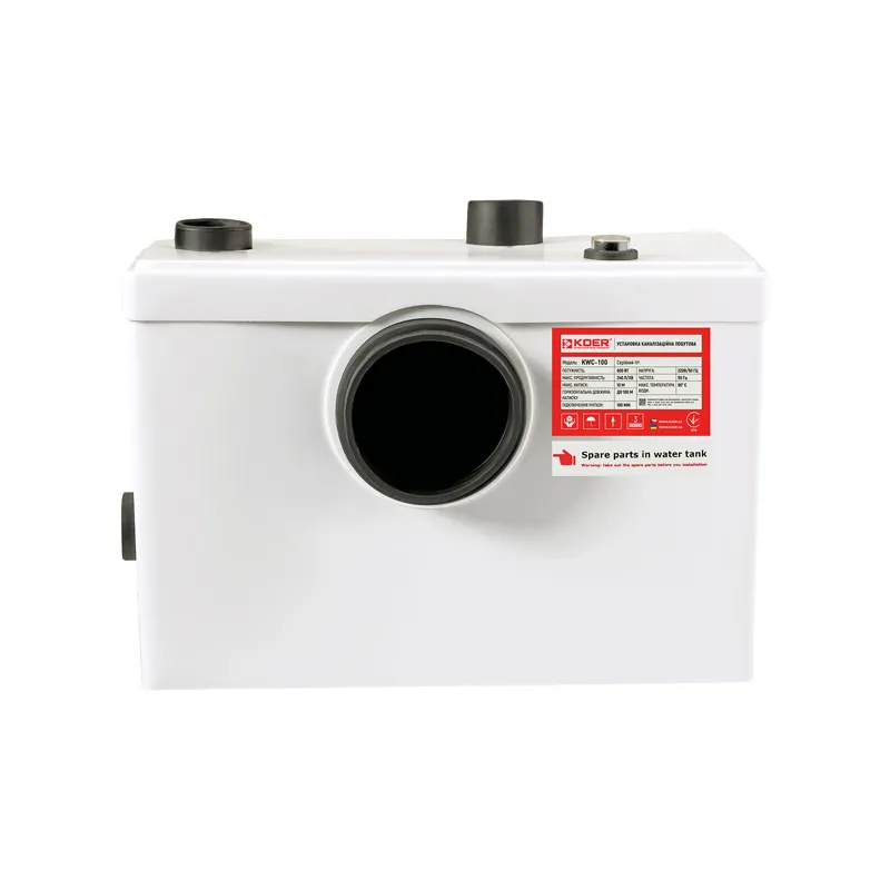 Каналізаційна установка Koer KWC-100 (KP2927) — ефективне рішення для відведення стічних вод у побутових умовах