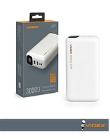 Повербанк 30000mAh VIDEX VPB-297 22.5 W White