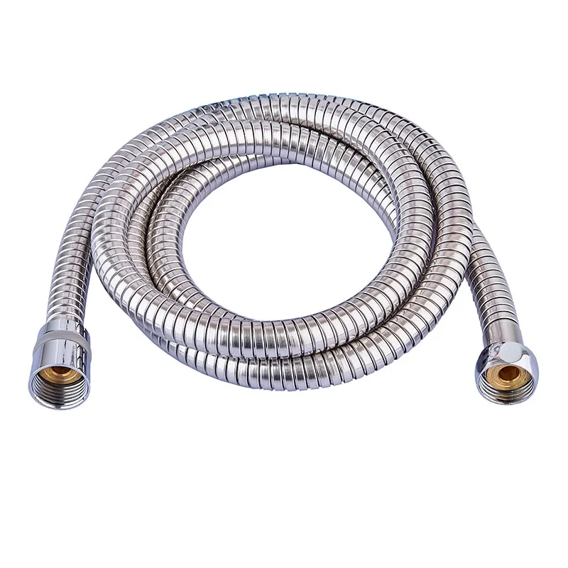Шланг Mixxus Chr.F01 розтяжний 150–200 см, нерж. сталь, хром, комплектуючі до змішувачів